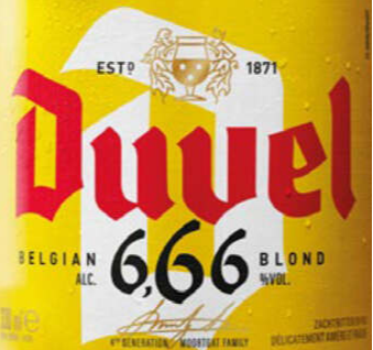 Duvel 666 blond logo